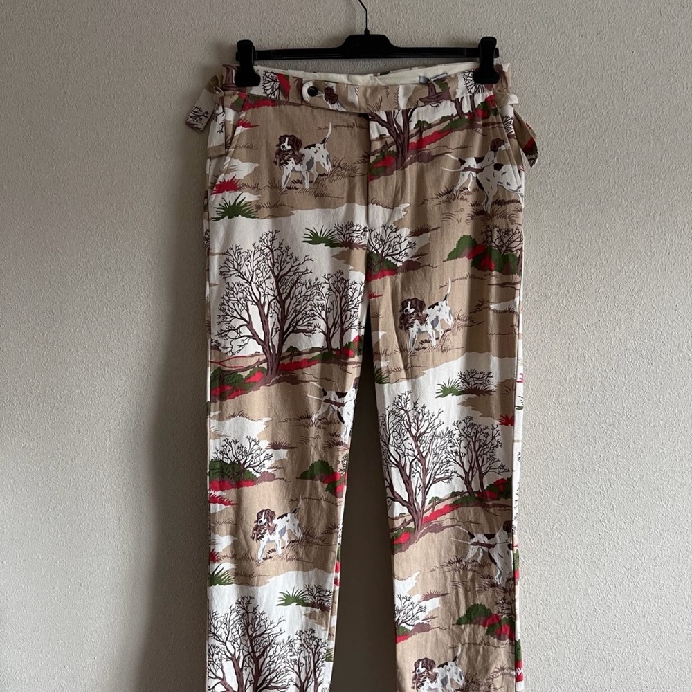 Men's Nature Print Dress Pants